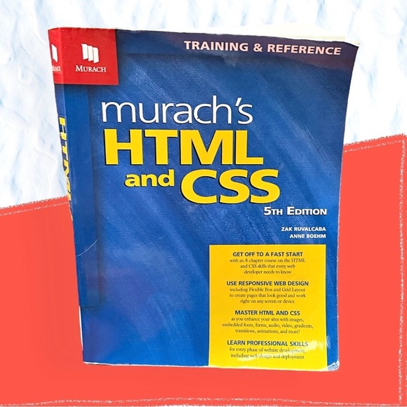 Murach | Other | Murachs Html And Css 5th Edition Training Reference ...